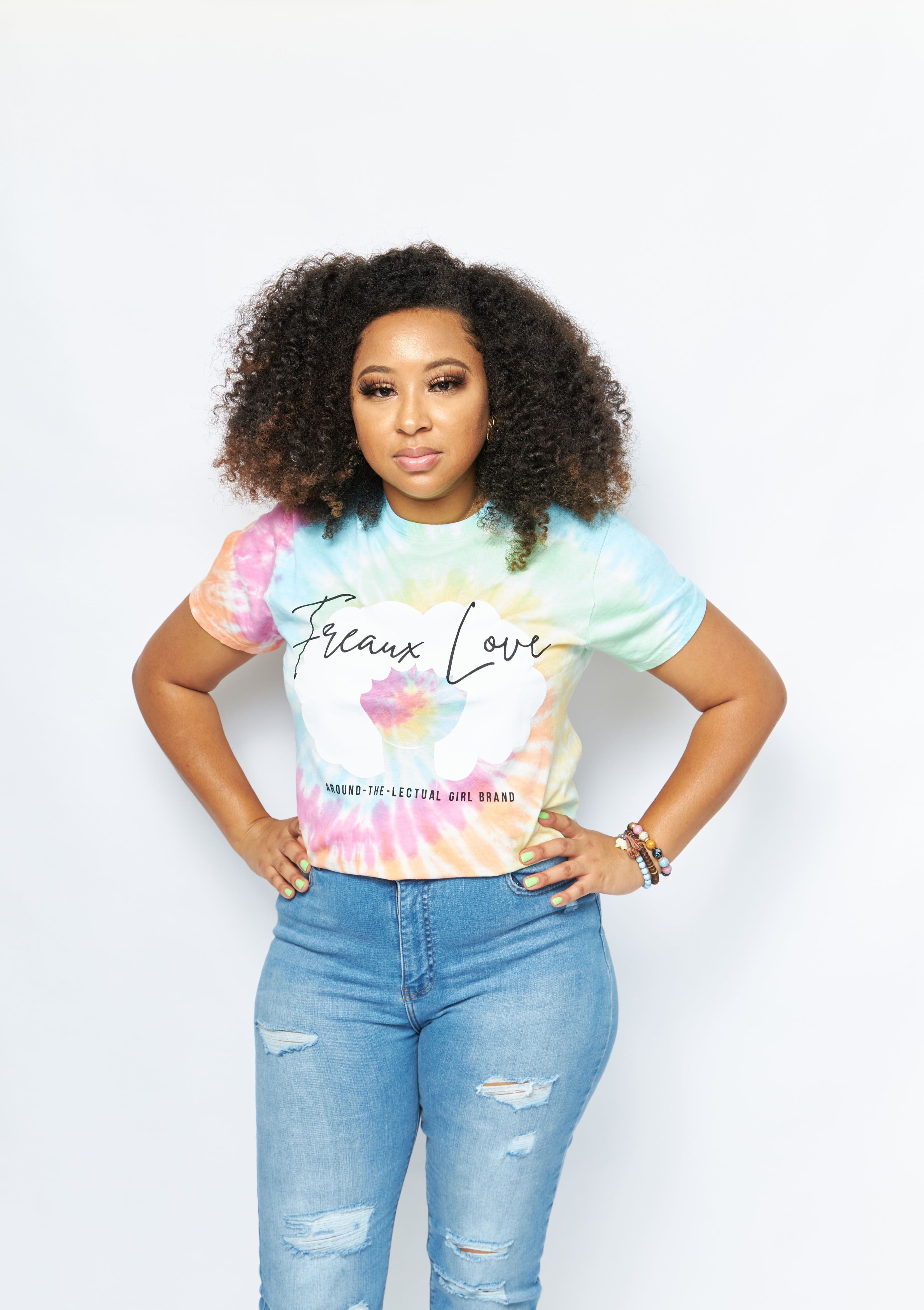 Quotable Freaux Love Tee – Around-the-Lectual Girl Brand
